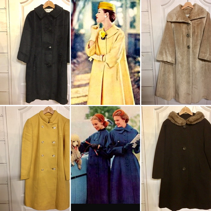 50s 60s Vintage coat