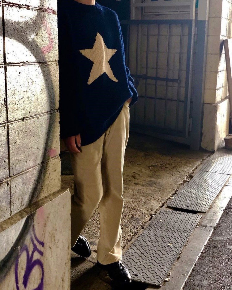 何枚も買いたくなる ラルフローレン 古着セーターのメンズコーデ 古着通販 メンズ レディース ヴィンテージ 古着屋jam ブログ