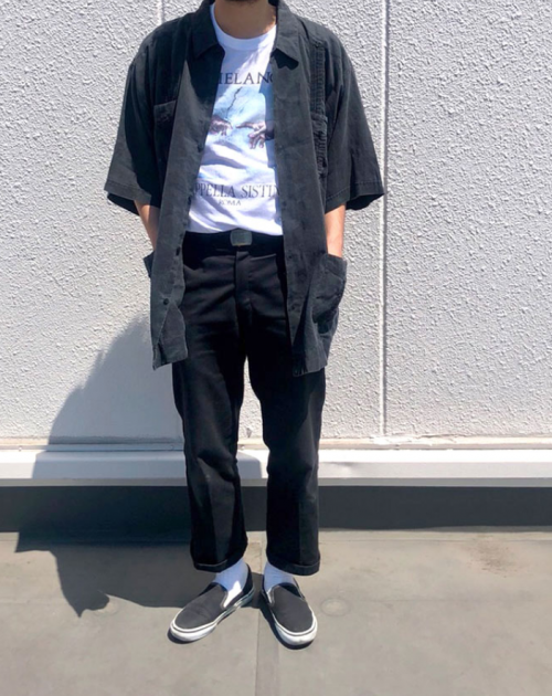 半袖シャツのメンズコーデ総まとめ こなれた夏の着こなし18スタイル 古着通販 メンズ レディース ヴィンテージ 古着屋jam ブログ