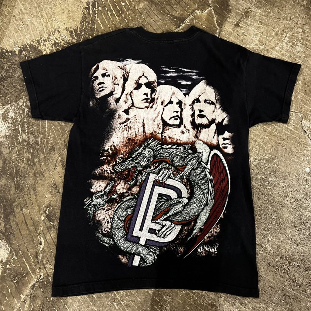 【vintage】90s Deep Purple バンド　Tシャツ　バンT 黒