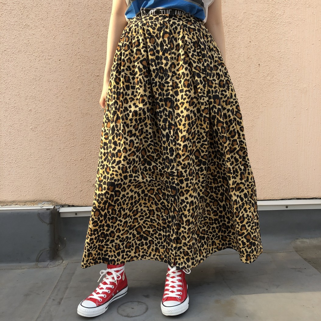 今年スカートはこう着る！～レオパードコーデ編～ - 古着屋JAM Blog