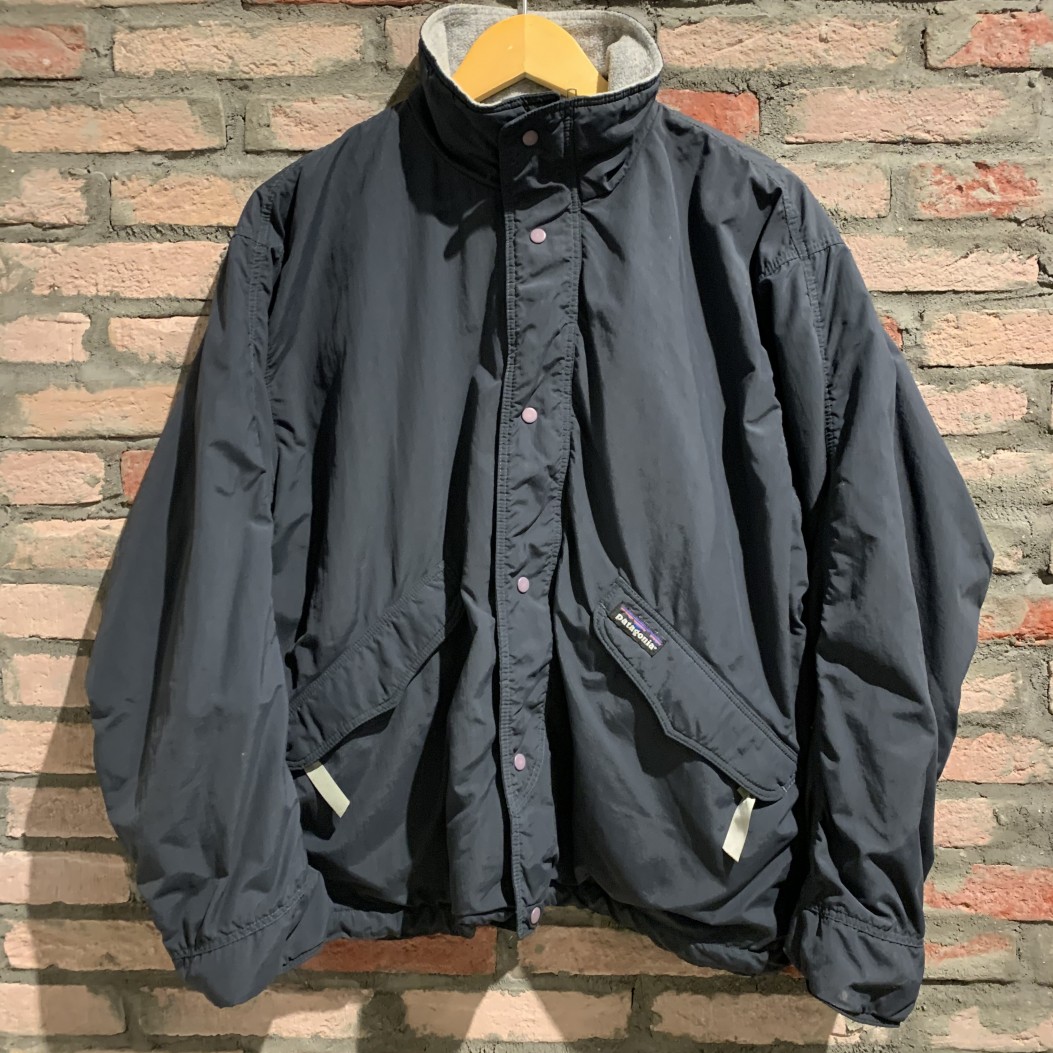 【 LANDS'END】 裏フリース　ナイロンジャケット　used AS12
