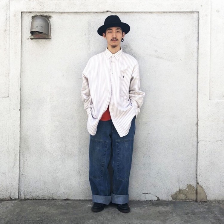 ラルフローレン 古着シャツのメンズコーデ 秋もクールに着こなして 古着屋jam Blog