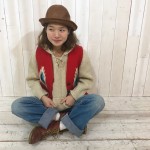 【lace up knit × chimayo vest × 50s denim】