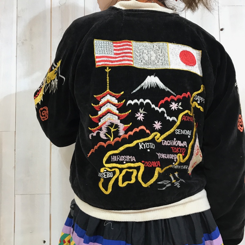 souvenir jacket × Seminole skirt VINTAGE STYLE | 古着屋JAM 大阪 