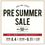 ～2019年 PRE SUMMER SALE～in桃谷店 1日目終了！【30％OFFのすゝめ】